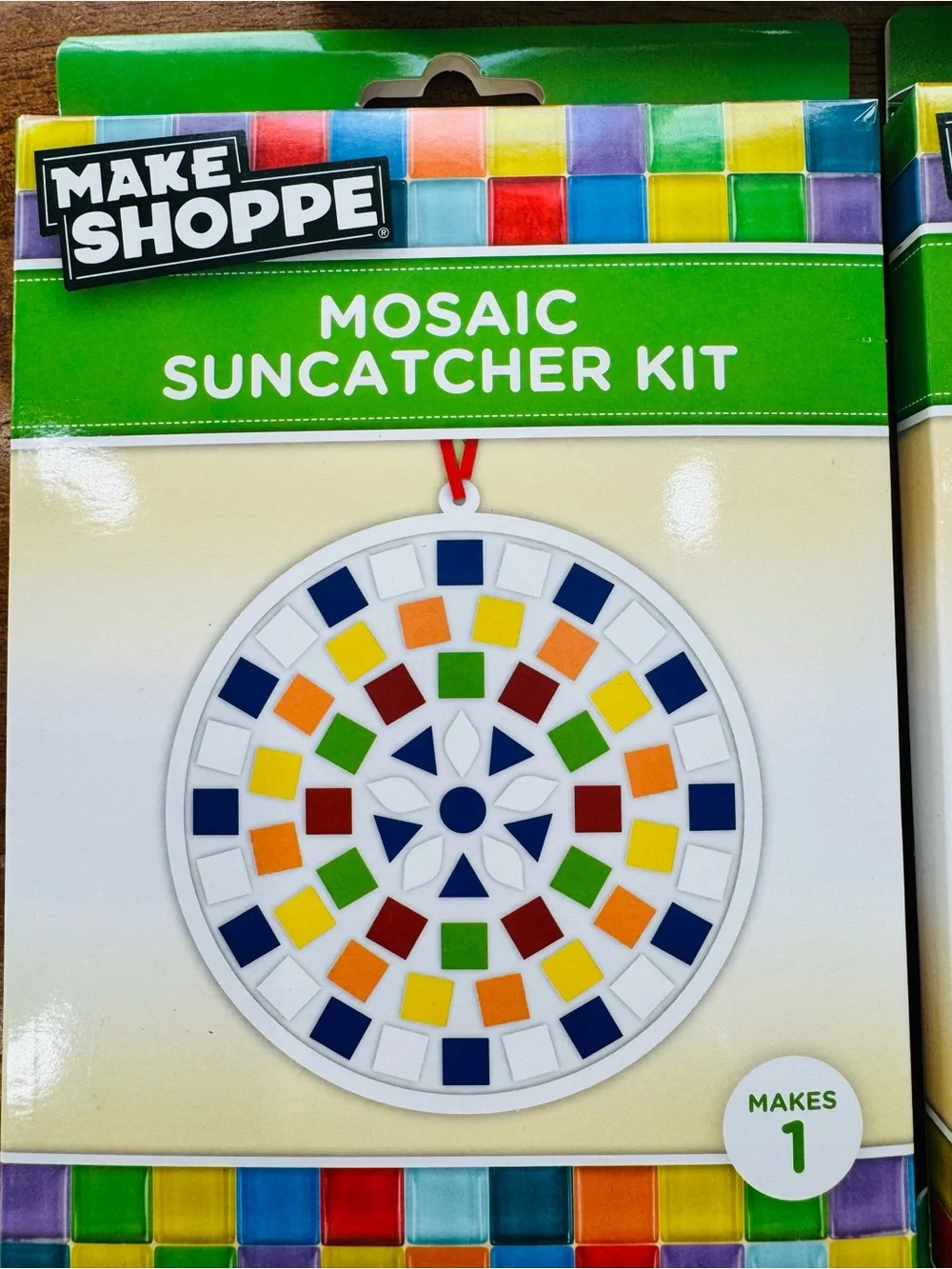 Set of 5 Mosaic Craft Kits-Multicolor Frame, Sun-catchers and Coasters